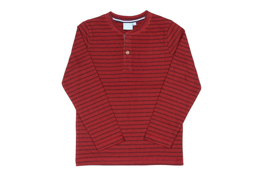 Ray Striped Henley Boy