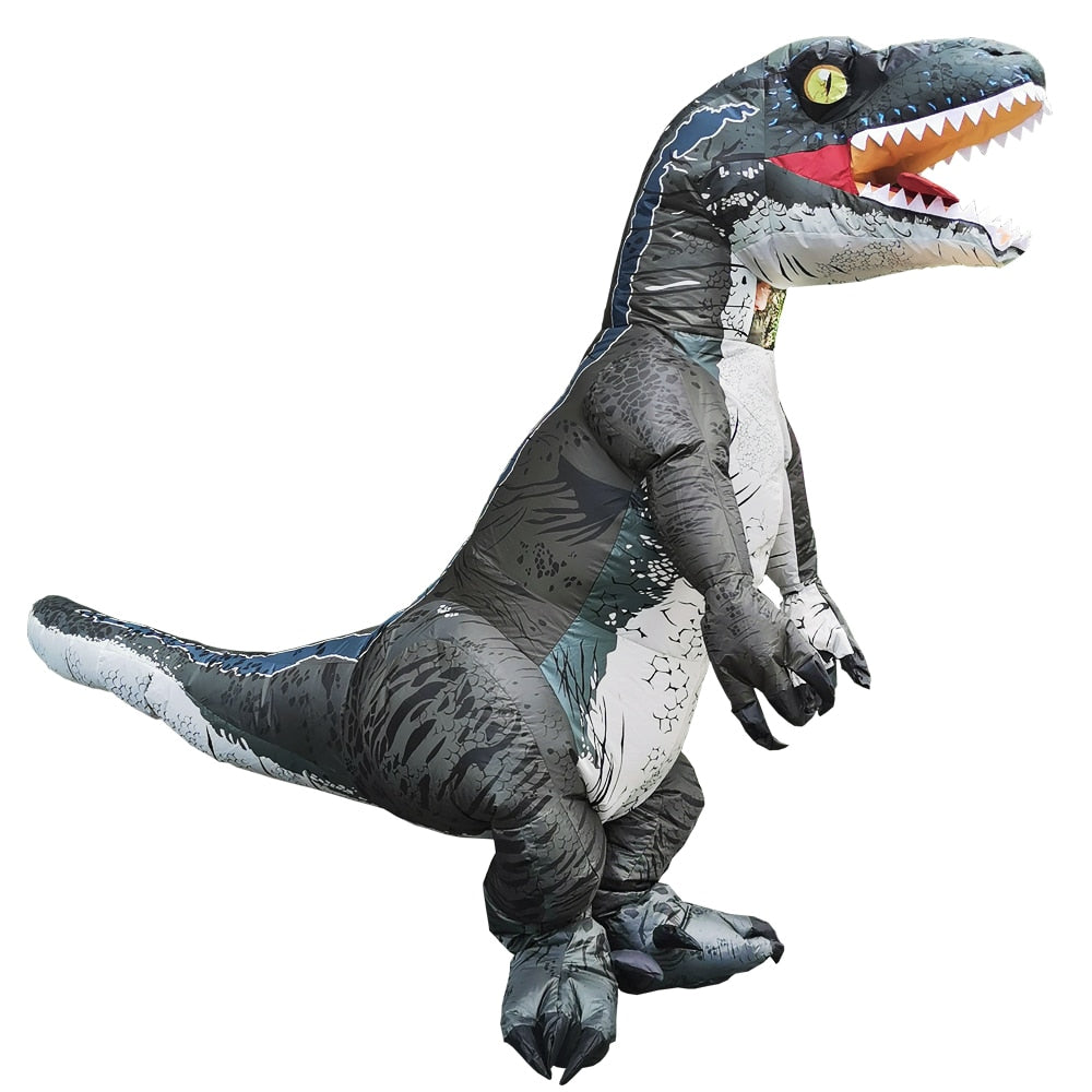 Adult Velociraptor Dinosaur Inflatable Costume party T REX cosplay