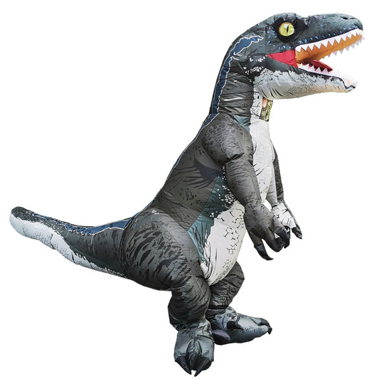 Adult Velociraptor Dinosaur Inflatable Costume party T REX cosplay