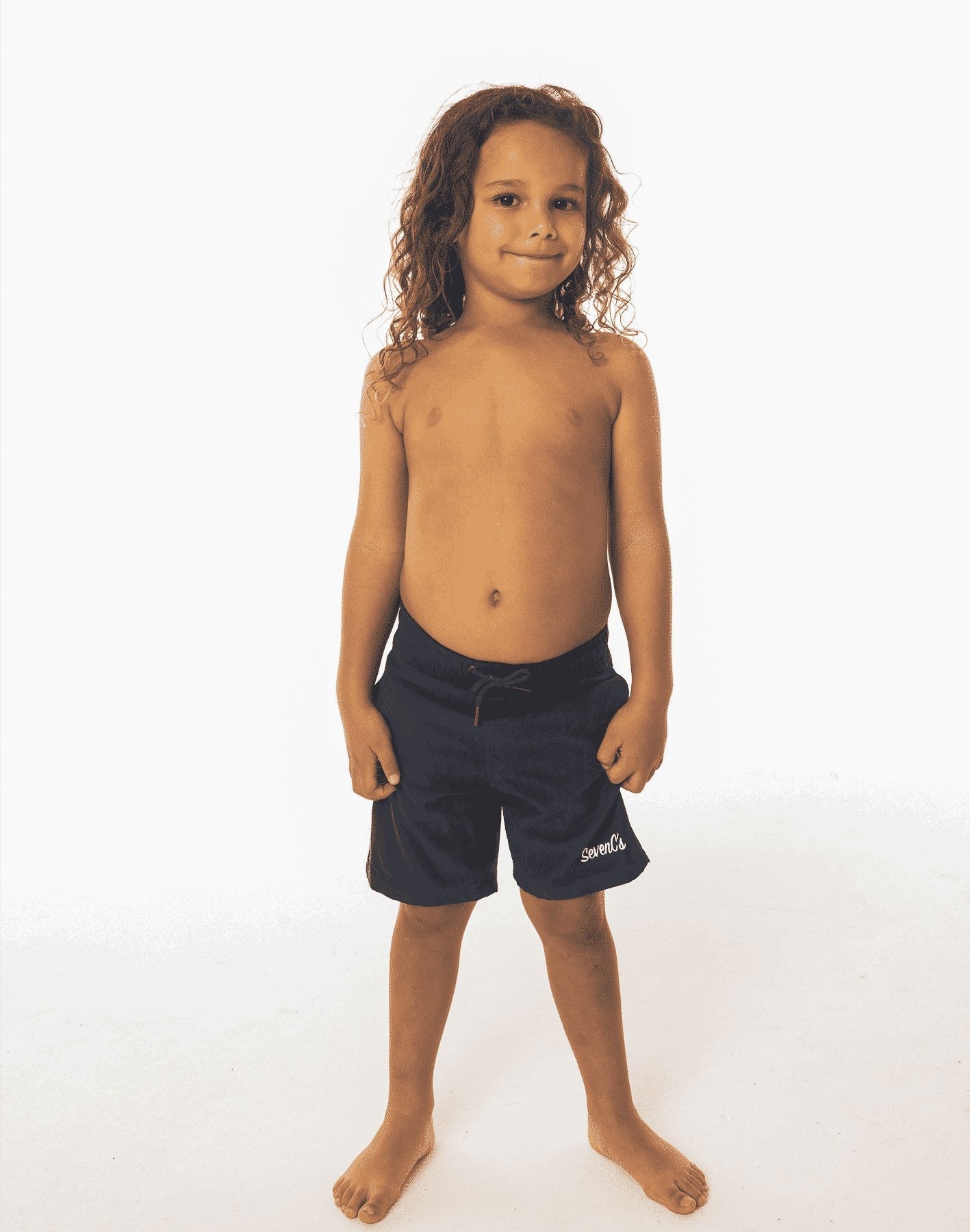 Navy Kids Shorts