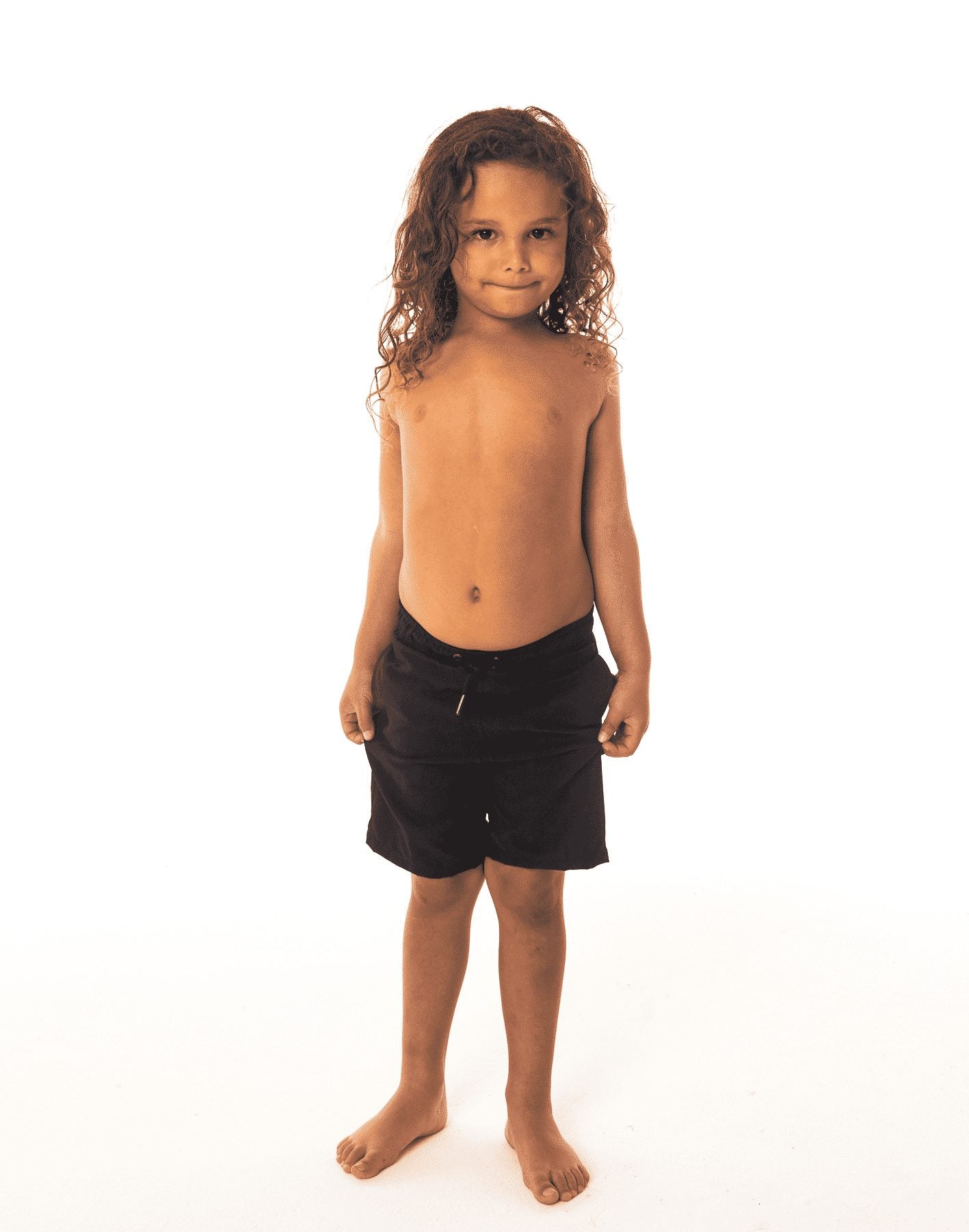 Black Kids Shorts