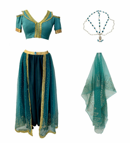 Arabian Princess Costumes Belly Dance Outfit Party Cosplay