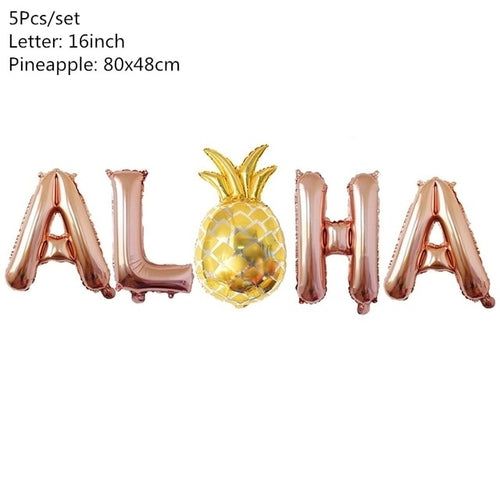 Tropical Hawaiian Party Decorations Pineapple
