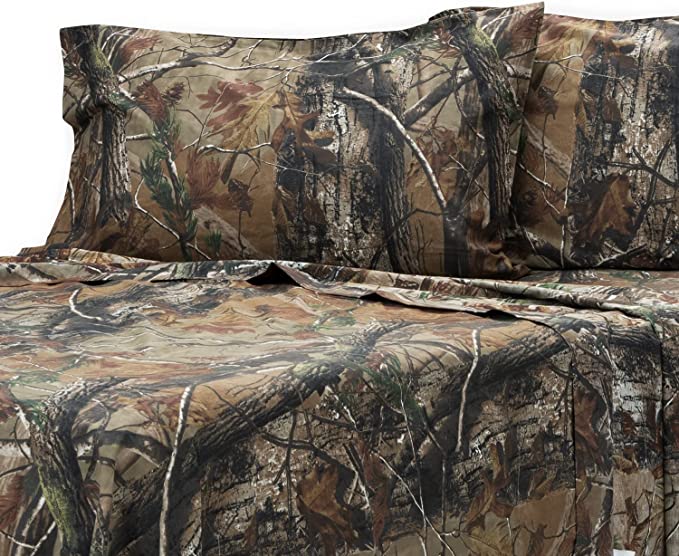 RealTree - All Purpose Camo - Polycotton - Forest Rustic Sheet Set