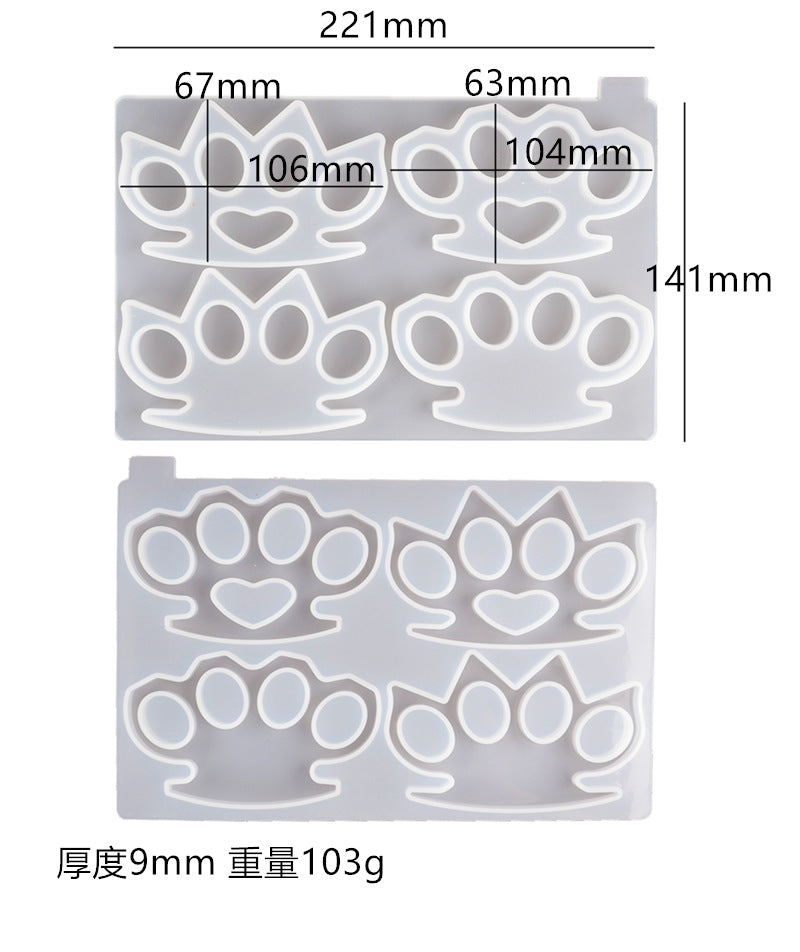 New Silicone Ring Cover Mirror Silicone Mold