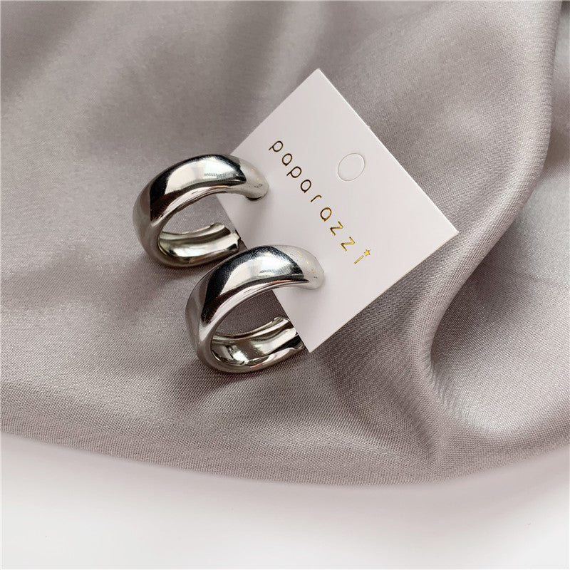 Metal Sensitive Mirror Earrings