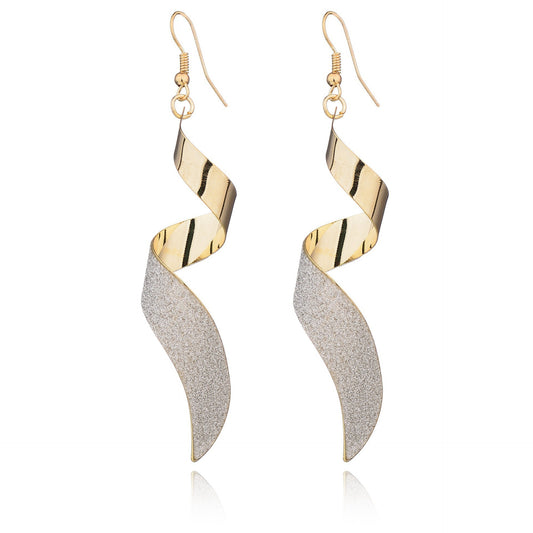 New Punk Personality Spiral Earrings