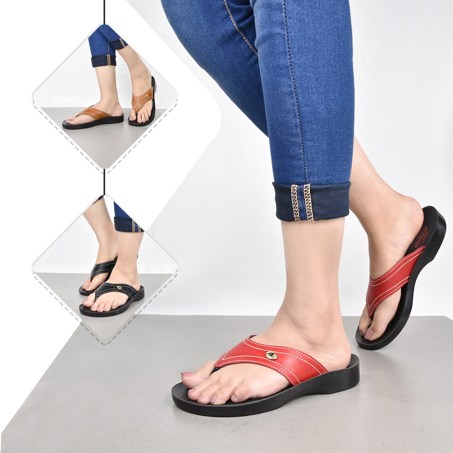 Aerosoft Tendril Casual Comfort Women Thong Sandals