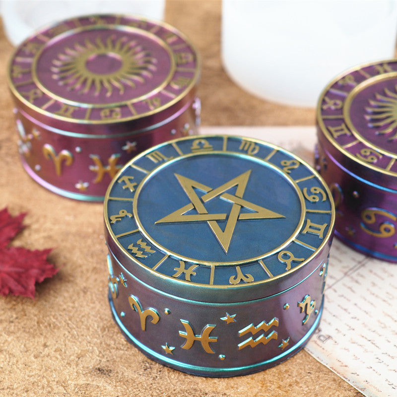 New DIY Double Moon Star Plate Dish Silicone Mold