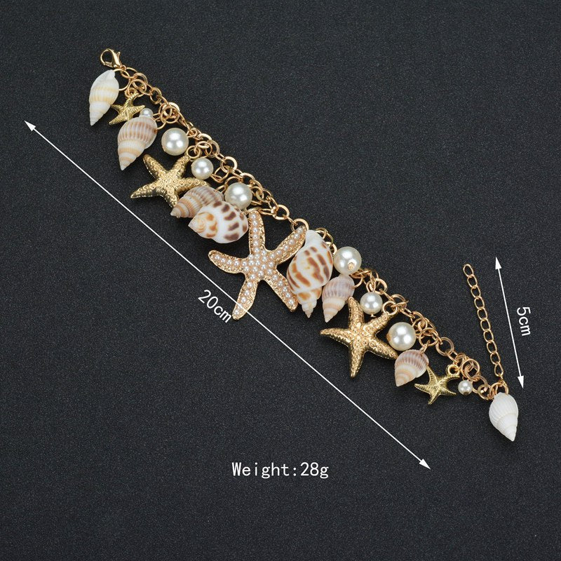 Bohemian Shell  Bracelet
