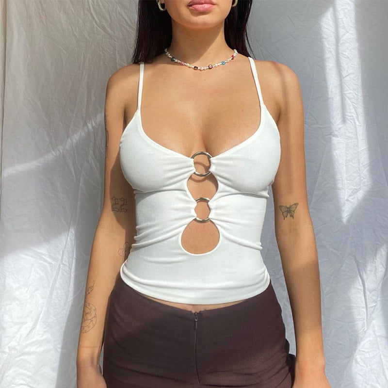 Hollow Camisole Tops