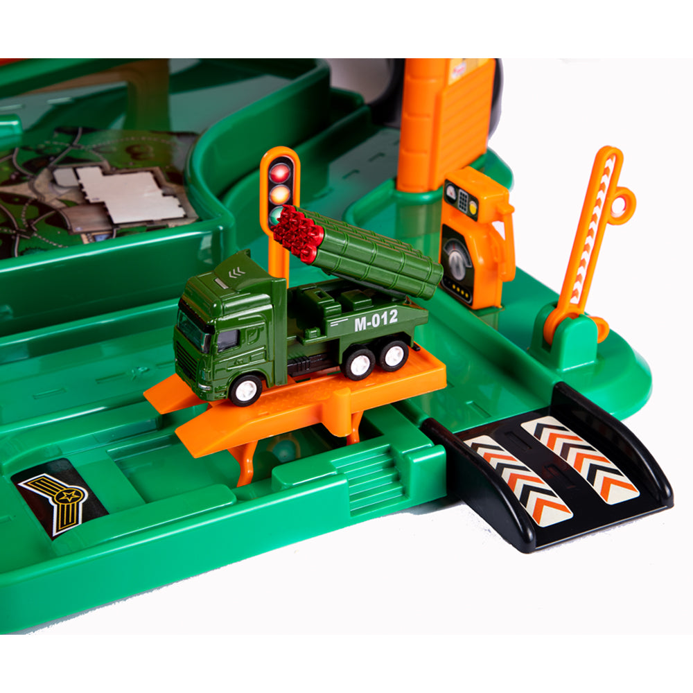 Dede Military Garage Kit, Suitable  3 Age and Up, 2 Military Vehicle,