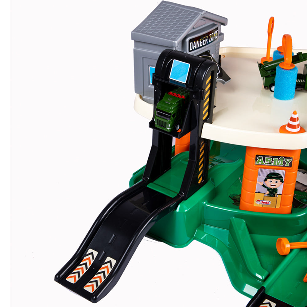 Dede Military Garage Kit, Suitable  3 Age and Up, 2 Military Vehicle,