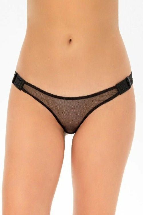 Manso Black Sexy Fetish Panty
