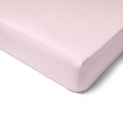 Fitted sheet Percale cap 30cm 140x190 pink