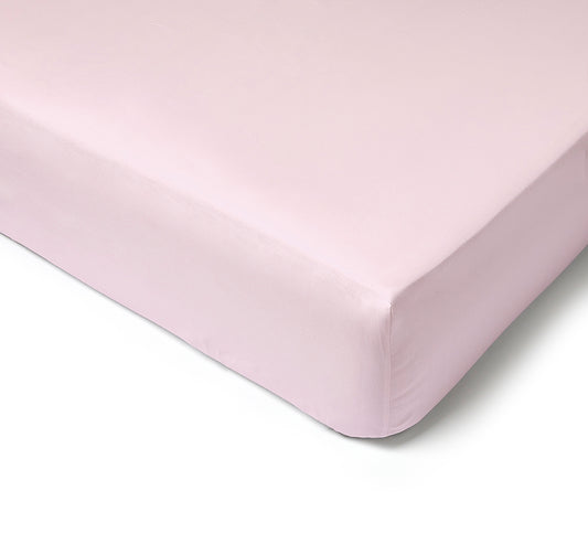 Fitted sheet Percale cap 30cm 140x190 pink