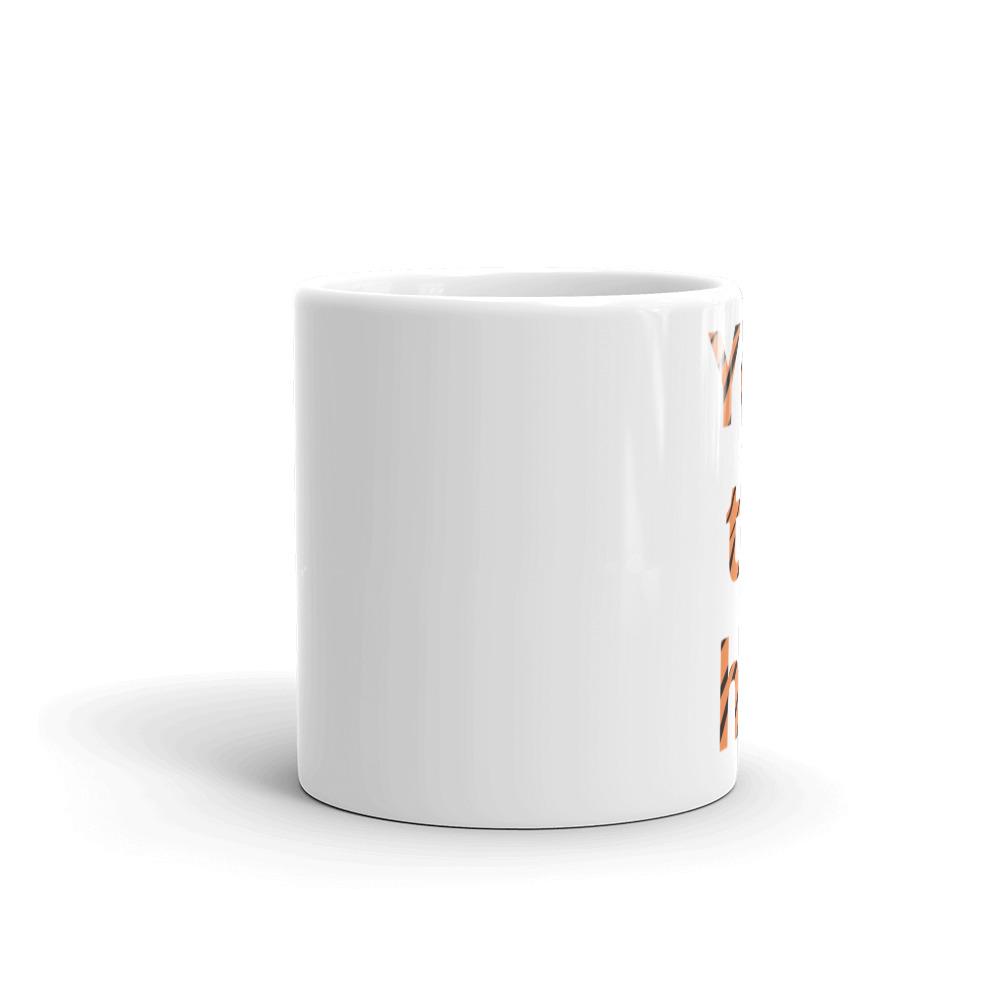 Customize your text for your friends or loved ones, White glossy mug