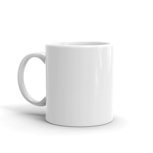 Customize your text for your friends or loved ones, White glossy mug