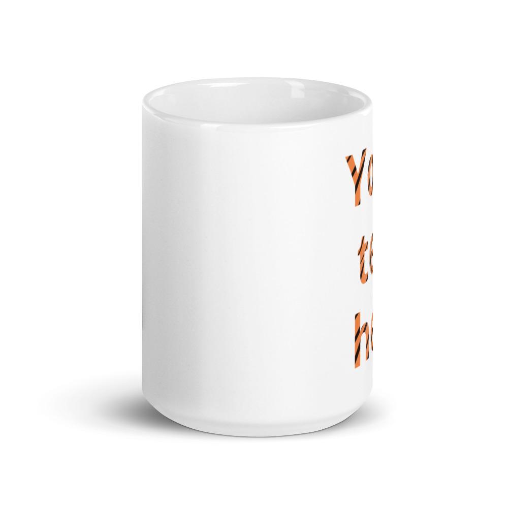 Customize your text for your friends or loved ones, White glossy mug